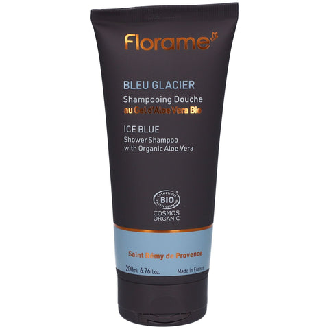 Florame - Glacier Blue Shower Shampoo 200 ml COSMOS - Cool, refreshing shower essential 🌊❄️