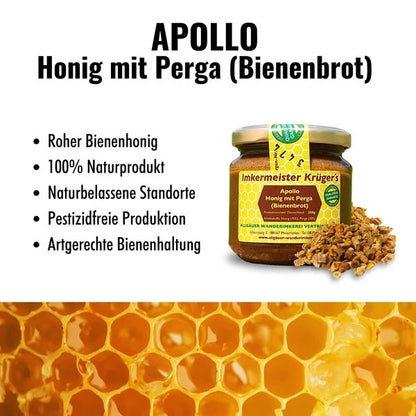 APOLLO - Miel avec Perga (Pain d'abeille) 250g