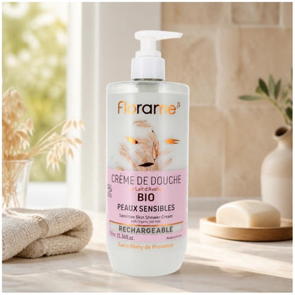 Florame Gel doccia al latte d'avena per pelli sensibili 750ml