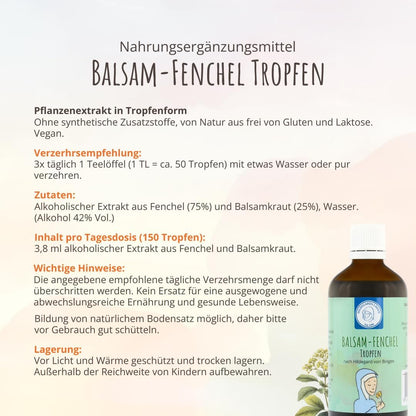 Hildegards Laden - Balsam-Fenchel Tropfen 100ml