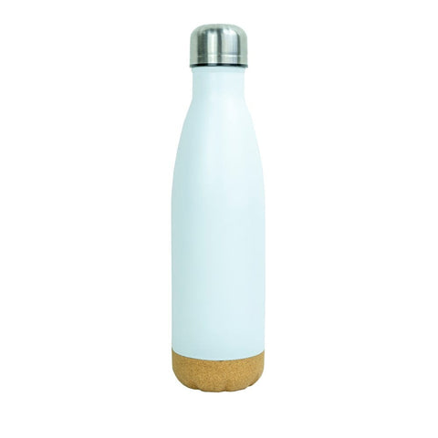SUSTAIN Thermosflasche Edelstahl mit Korkboden – 500 ml