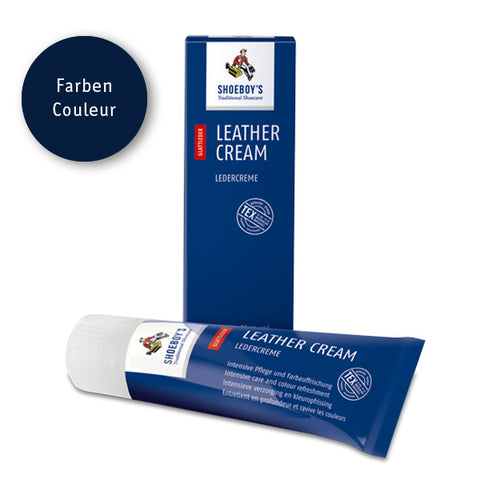 SHOEBOY'S Leather Cream 75 ml dunkelblau