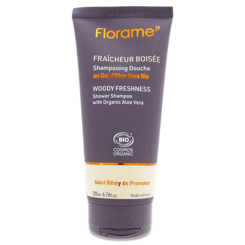 Florame - Woody Freshness Shower Shampoo - COSMOS-certified woodsy scent for daily refresh 🪵💧