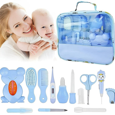 Babypflegeset – Haarbürste, Kamm, Nagelschere & Mehr, Für Zuhause & Reisen