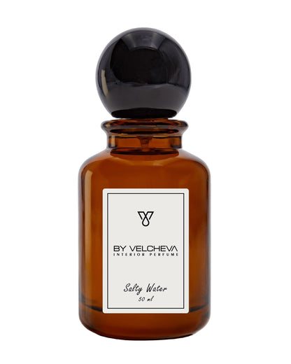 Parfum d’intérieur BY VELCHEVA Spray Salty Water – 50 ml, sel marin, sauge et algues marines
