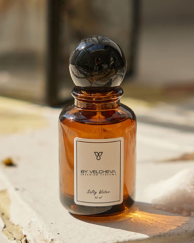 Parfum d’intérieur BY VELCHEVA Spray Salty Water – 50 ml, sel marin, sauge et algues marines