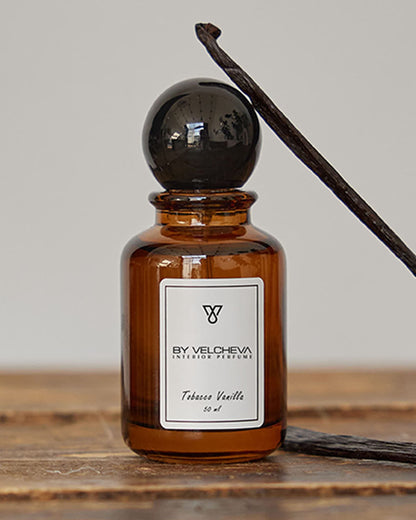 Parfum d'ambiance By Velcheva Tobacco Vanilla – Spray 50 ml, Tabac, Vanille et Cacao