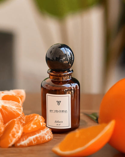 Par Velcheva Spray d'ambiance Valencia – 50 ml, Agrumes, Jasmin et Musc