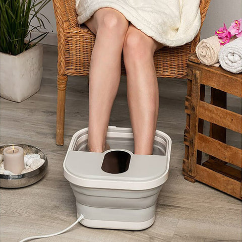 Elektrisches Fußmassagebad – Massage & Wärmefunktion, rutschfest, für zu Hause