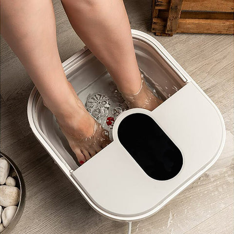 Elektrisches Fußmassagebad – Massage & Wärmefunktion, rutschfest, für zu Hause