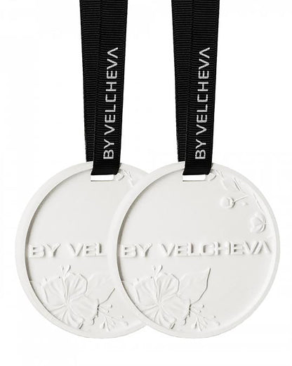 By Velcheva Fester Désodorisant solide Tobacco Vanilla – 2 pièces, parfum subtil pour placard et pièce
