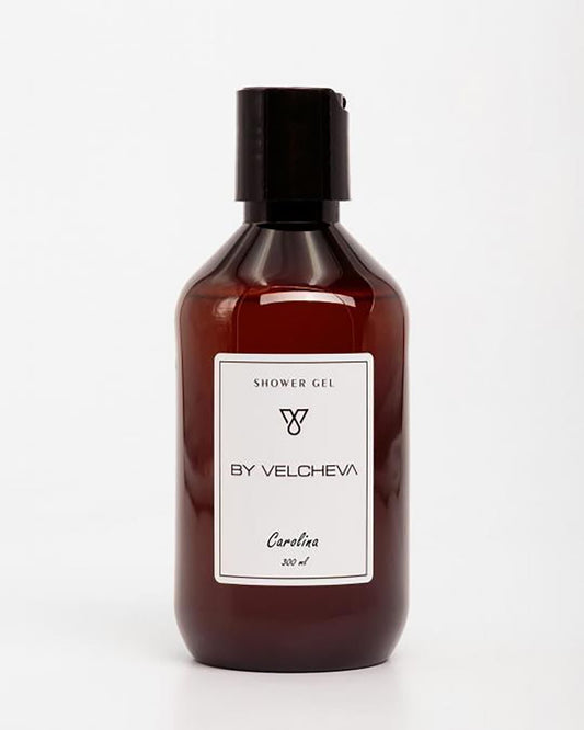 Gel doccia BY VELCHEVA Carolina – 300 ml, Cappuccino, Gelsomino & Cacao