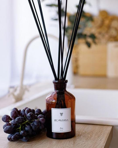 By Velcheva Raumduft Mikado Rosso – 125 ml, raisins rouges, baies & bois de bouleau