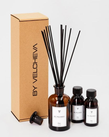 By Velcheva Raumduft Mikado Rosso – 125 ml, raisins rouges, baies & bois de bouleau