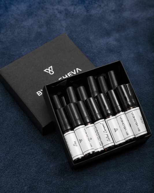 By Velcheva 24 Mini-Sprays – Set di campioni di profumi di lusso per la casa