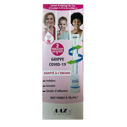 AAZ ALL IN DUO® COVID-19 & Influenza A/B Rapid Self-Test – 1 Test