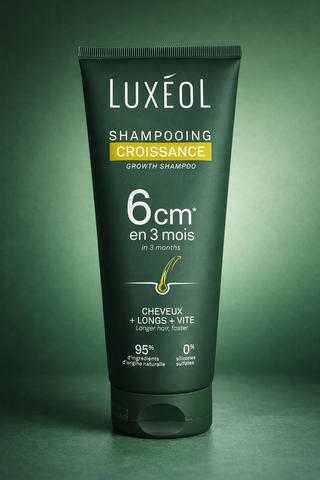Luxéol Shampoo per la crescita dei capelli – Crescita dei capelli dall'aspetto più rapido – 200 ml
