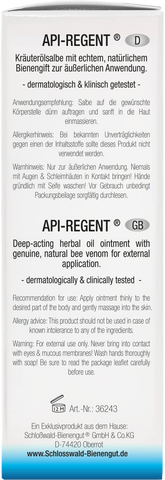 Schloßwald-Bienengut - API-REGENT Bienengift-Salbe