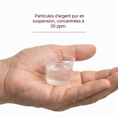 Argento colloidale 20 parti per milione