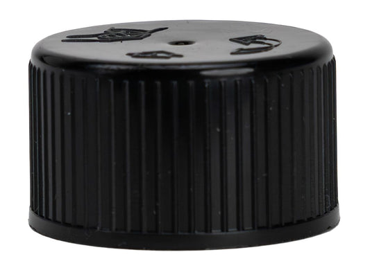 Aromalife Tappo a vite nero con insert Spriz - a prova di bambino - per bottiglia PET marrone da 250 ml (1 pezzo)