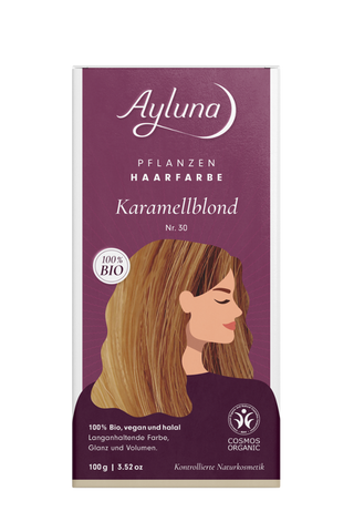 AYLUNA Plant-based hair dye Caramel blonde