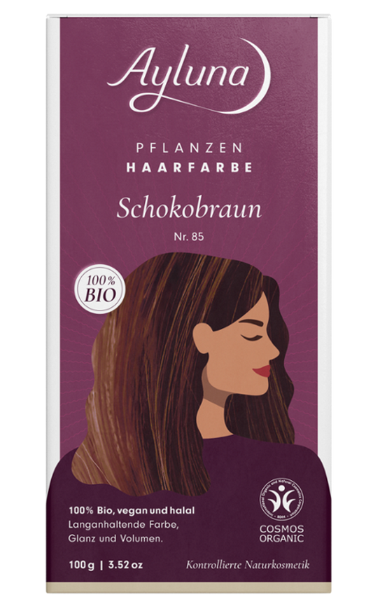 AYLUNA Plant-based hair dye Chocolate brown