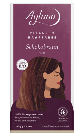 AYLUNA Plant-based hair dye Chocolate brown