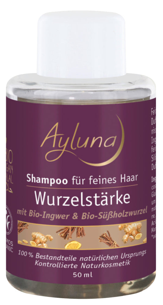 AYLUNA Shampoo for fine hair with organic ginger & organic licorice root