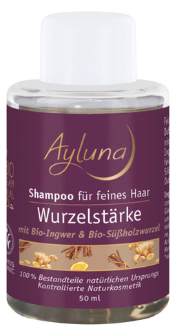AYLUNA Shampoo for fine hair with organic ginger & organic licorice root