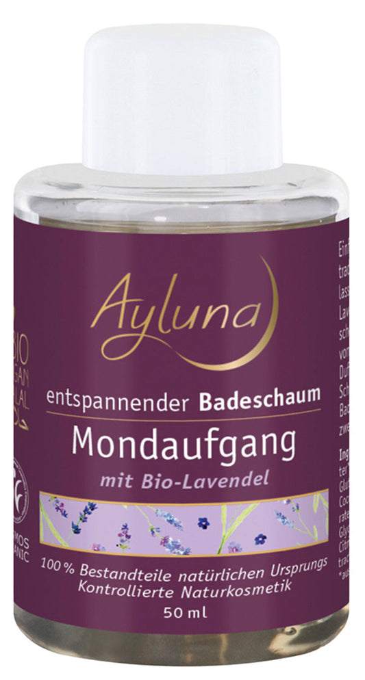AYLUNA Relaxing Bubble Bath Mondaufgang with organic lavender - travel size