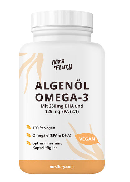 Mrs Flury Algae Oil Omega-3 Capsules