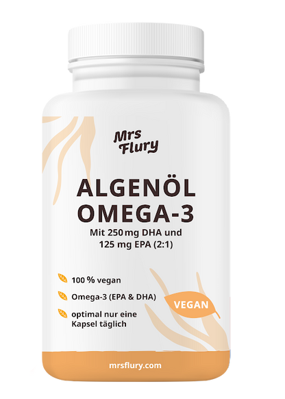 Mrs Flury Algae Oil Omega-3 Capsules