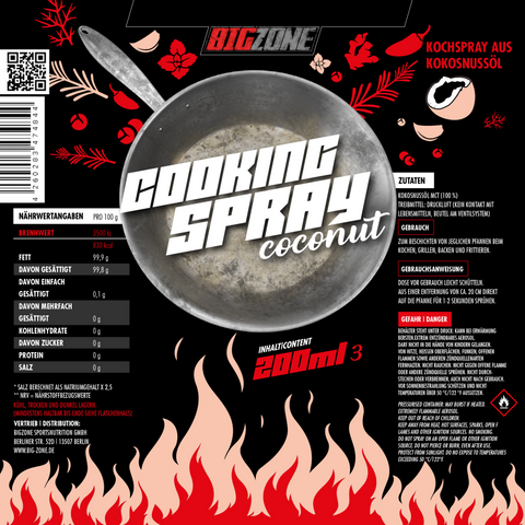 BIG ZONE Cooking Spray 250ml