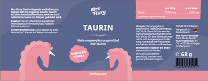Mrs Flury Taurine Capsules