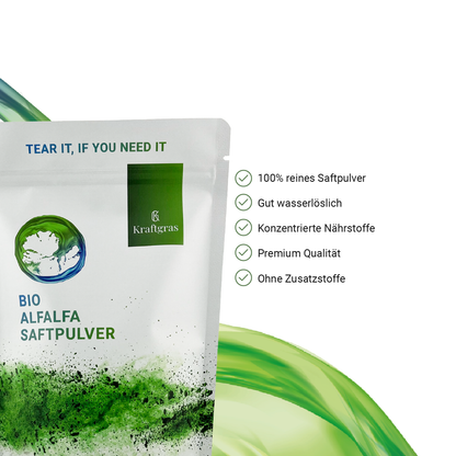 Bio Alfalfa polvere di succo