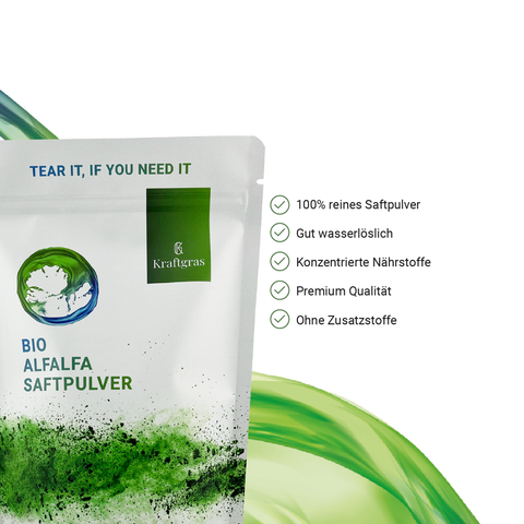 Bio Alfalfa polvere di succo