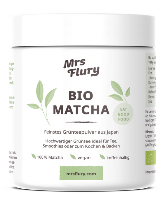 Mrs Flury Organic Matcha Powder – 100 g