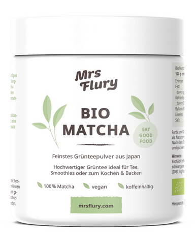 Mrs Flury Organic Matcha Powder – 100 g