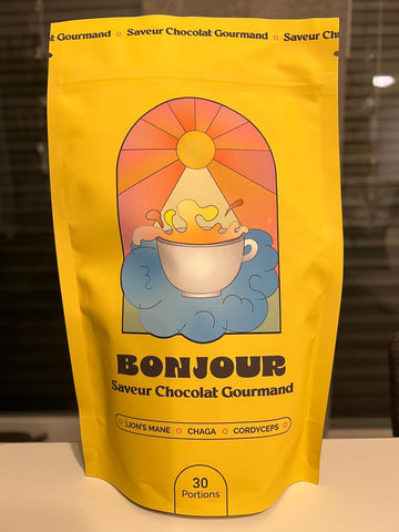 Bonjour Chocolat gastronomique – Chocolat chaud aux champignons fonctionnels