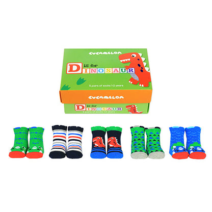Cucamelon Babysocken 1-2 years Dippy the Dinosaur