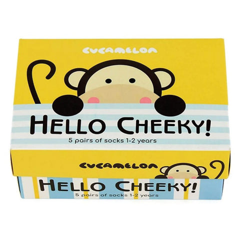Cucamelon Babysocken 1-2 years Hello Cheeky Monkey