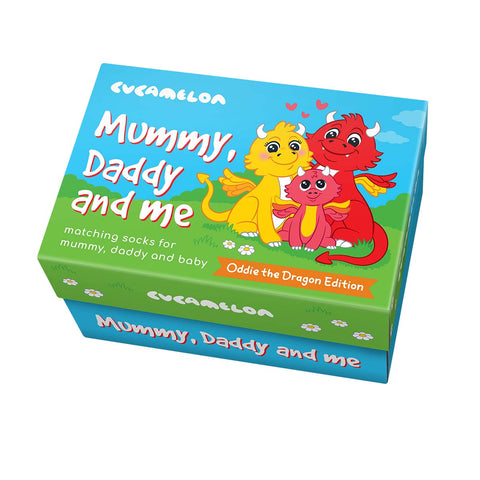 Cucamelon Mummy, Daddy and me Oddie the Dragon Edition Family