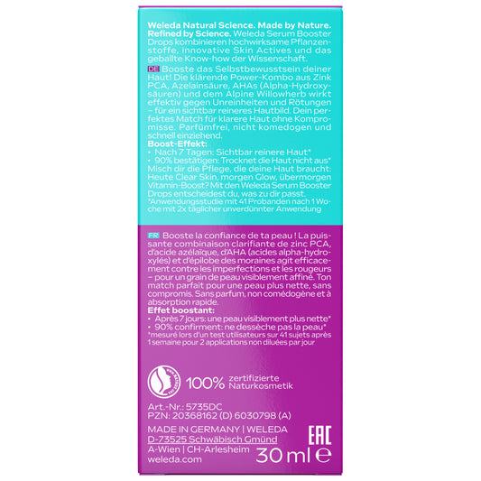 WELEDA Clear & Pure Skin Serum Booster Drops