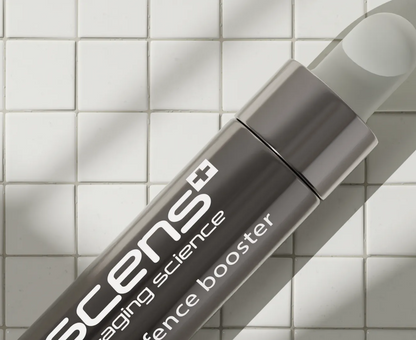 Close-up texture of High-Power Defence Booster fluid