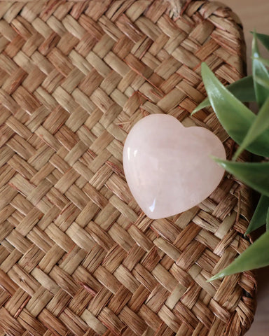 Rose Quartz Heart
