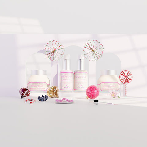 Set oder Geschenkset Ultime Quatro Tagescreme Anti-Aging-Lifting 50 ml & Nachtcreme 50 ml & Anti-Aging-Serum Kollagen-Lifting & Aufpolsterndes Anti-Aging-Serum Eternalp 40-60 ml