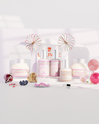 Set oder Geschenkset Ultime Quintet Anti-Aging straffende Tages- und Nachtcreme 50 Milliliter und Kollagenstraffendes Serum und aufpolsterndes Serum Eternalp 40–60 Milliliter und Augenkontur Eternalp 20–40 Milliliter