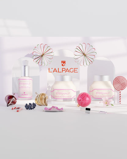 Ensemble ou Coffret Cadeau Trio Crème Anti-Age Liftant Jour 50 ml & Crème Nuit 50 ml & Sérum Anti-Age Repulpant & Remodelant Eternalp 4060m