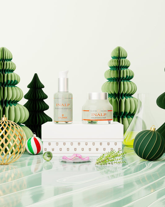 Ensemble ou Coffret Cadeau Crème Matifiante et Lissante + Sérum Matifiant et Lissant INALP