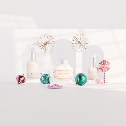 Cofanetto regalo crema anti-età + siero anti-età + gel contorno occhi anti-età ETERNALP 2040m
